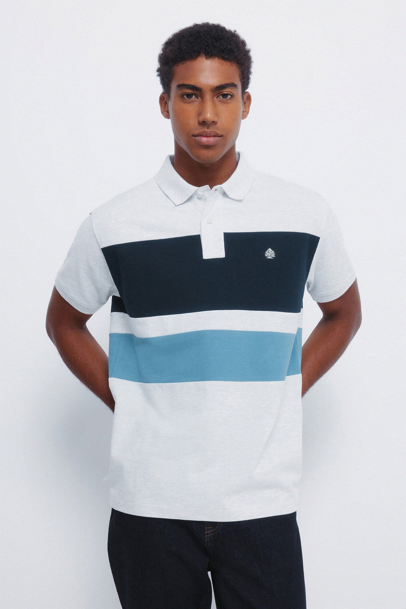 Springfield Polo piqu&eacute; bloques color regular fit