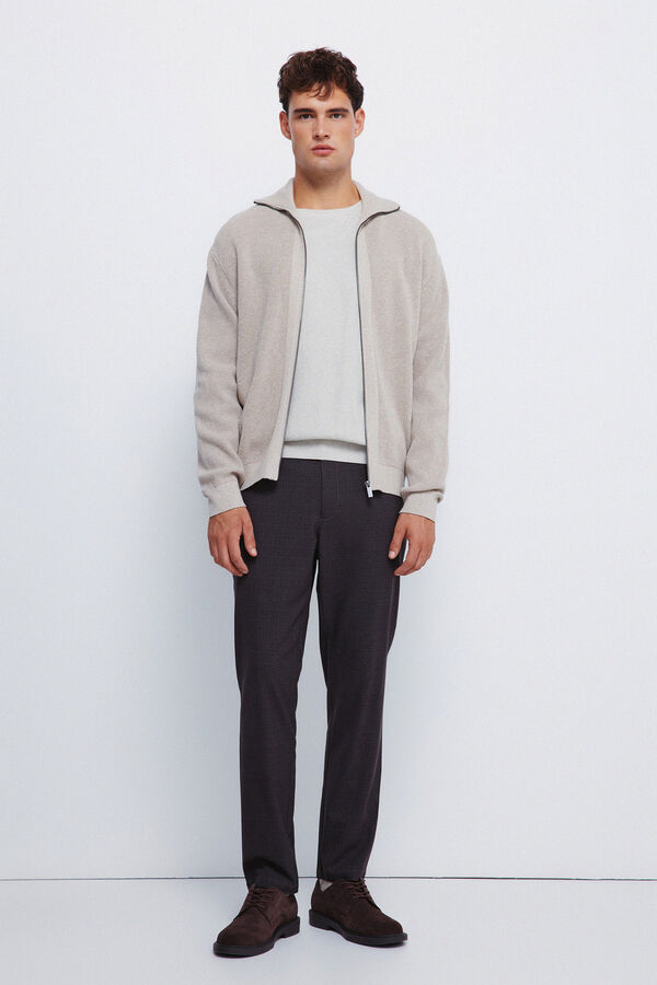 Springfield Cardigan com casaco de malha cru