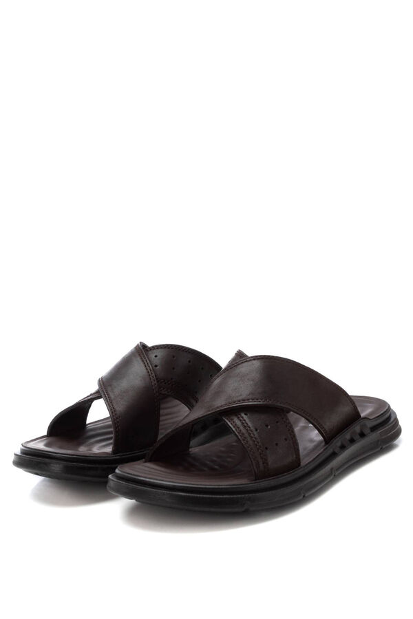 XTI Sandália masculina castanho