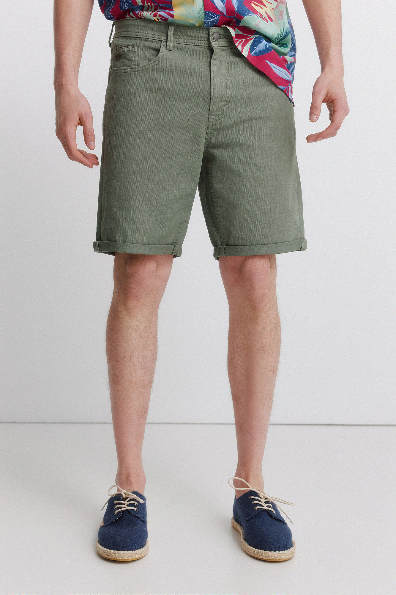 Springfield Bermuda 5 bolsillos lavada sim fit