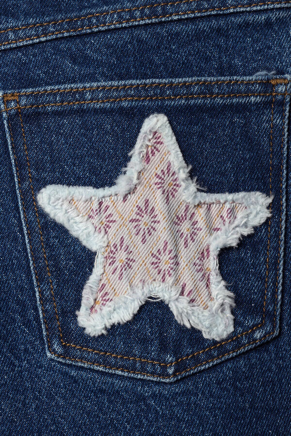 Springfield Kids Garota Estrela do Jeans azul