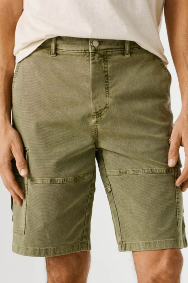 Pepe Jeans Cal&ccedil;&otilde;es cargo Caqui escuro