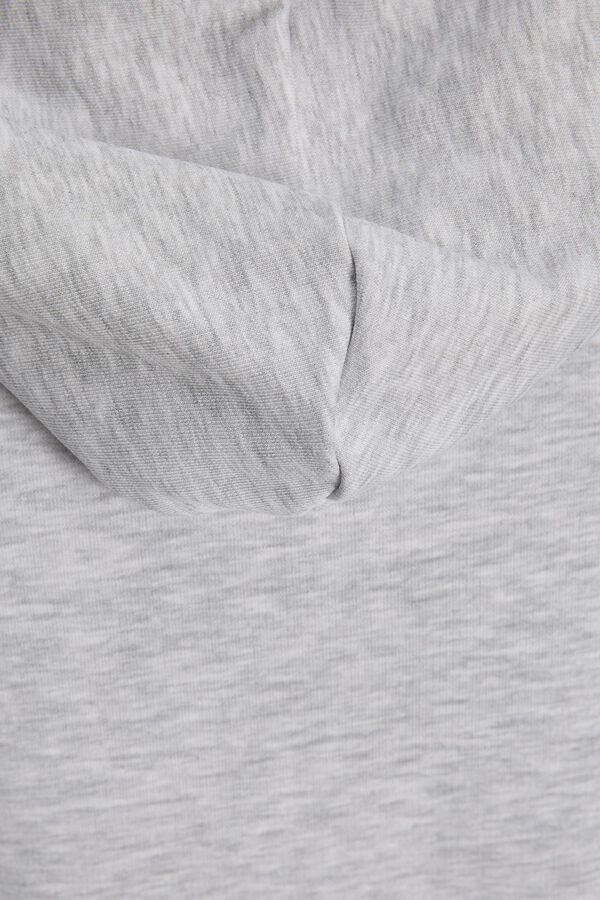 Jack & Jones Sweatshirt com capuz em algod&atilde;o branco