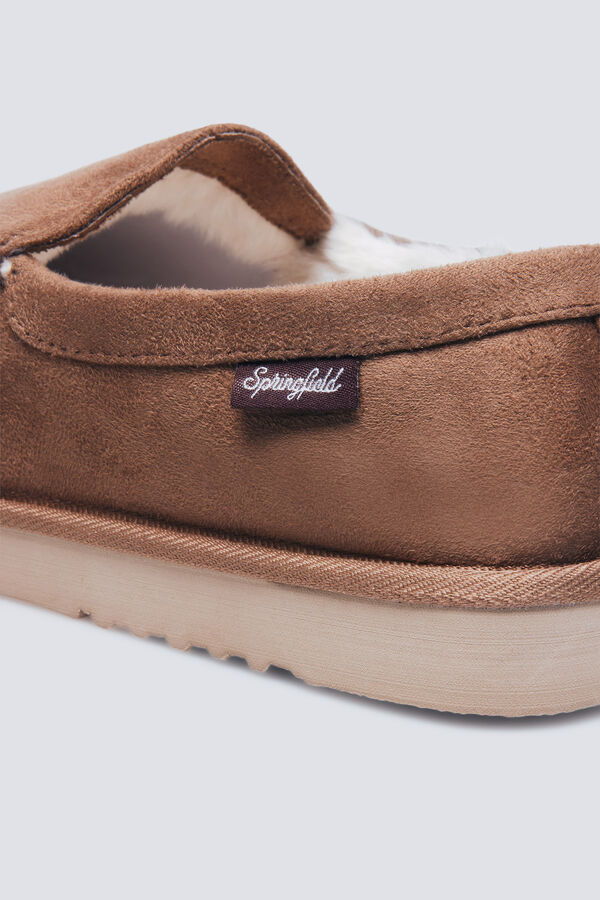 Springfield Mocassim de casa cru