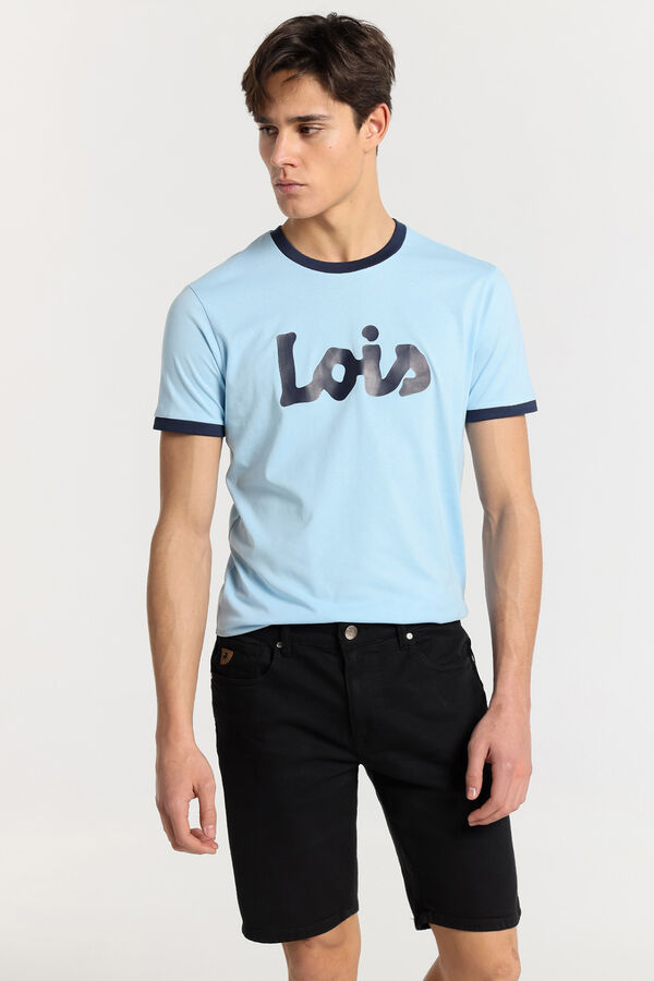 Lois Bermuda de cinco bolsos preto