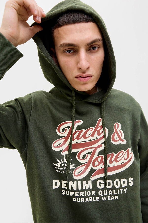 Jack & Jones Sweatshirt de regular fit verde