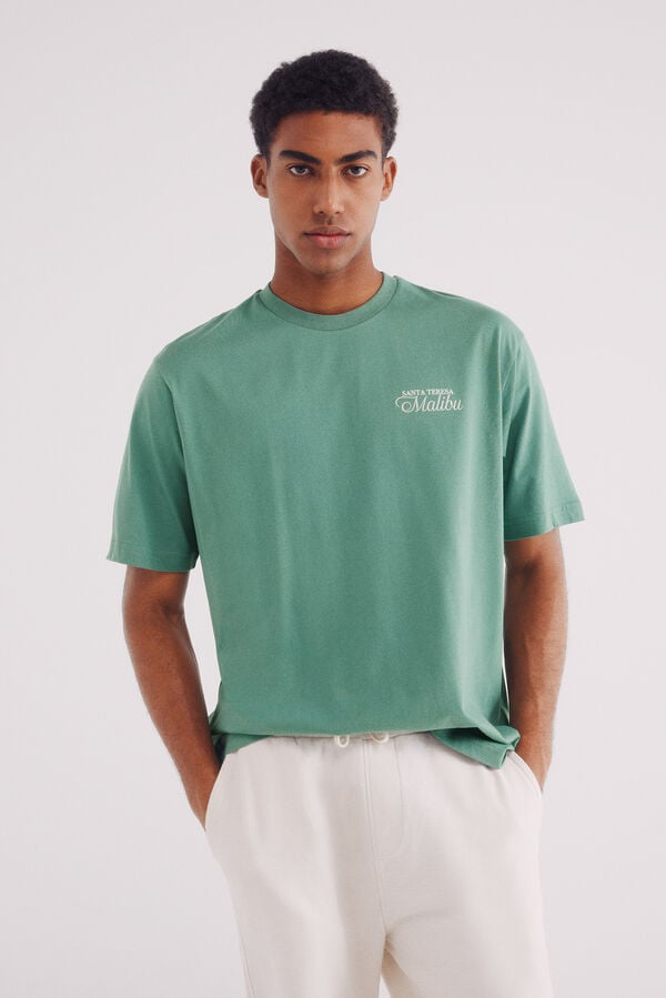 Springfield Camiseta Malibu verde