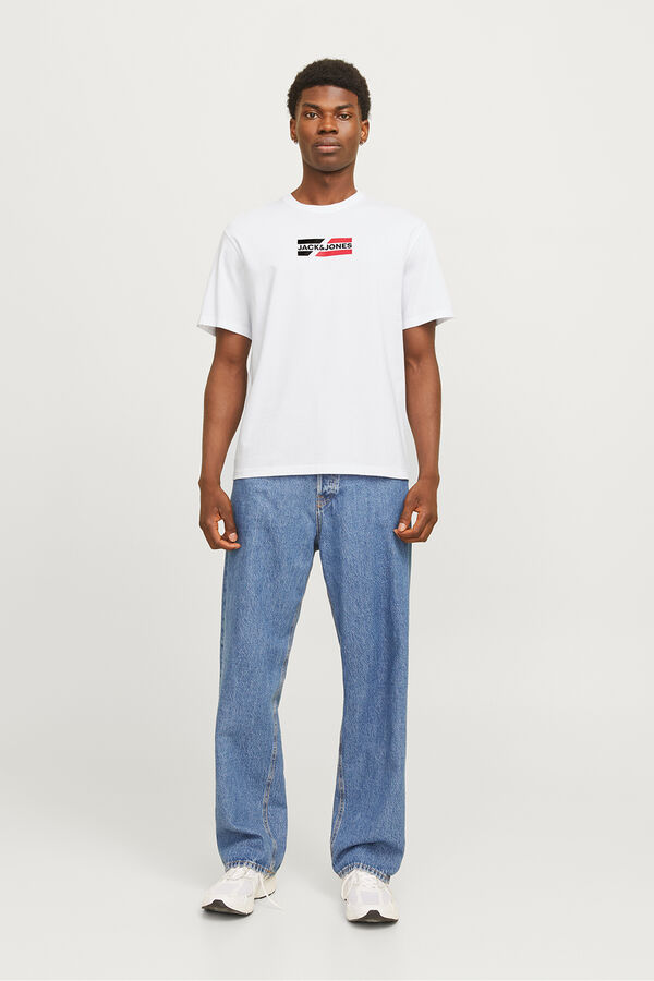 Jack & Jones T-shirt regular fit branco