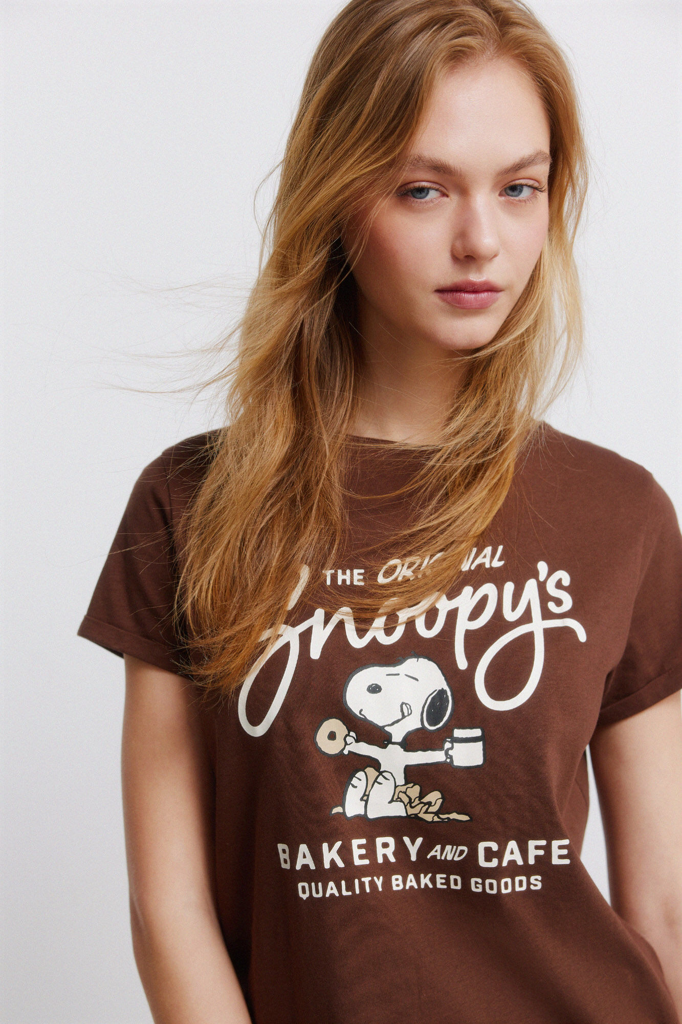Springfield T-shirt de manga curta Snoopy