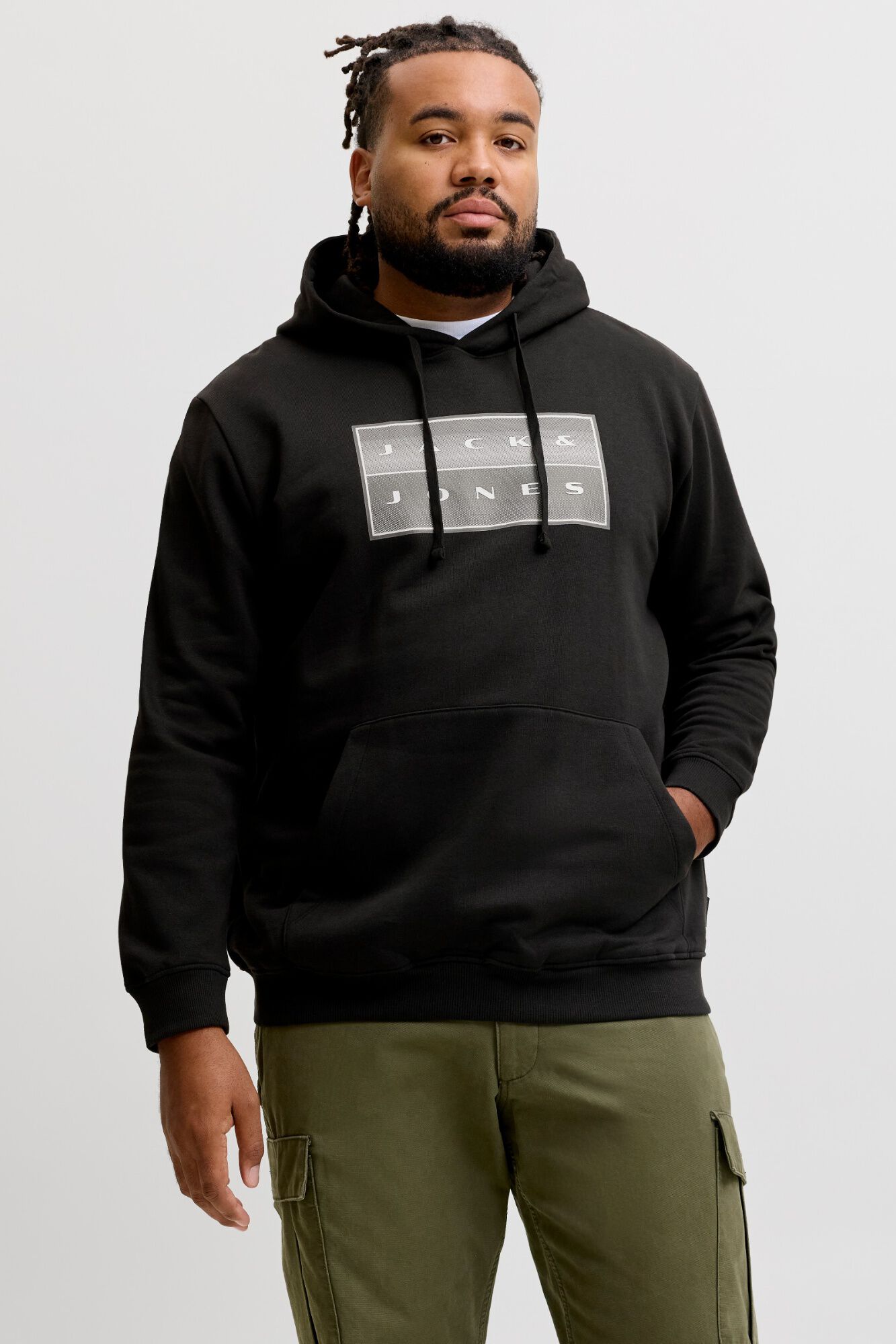 Jack & Jones PLUS Sudadera regular con capucha