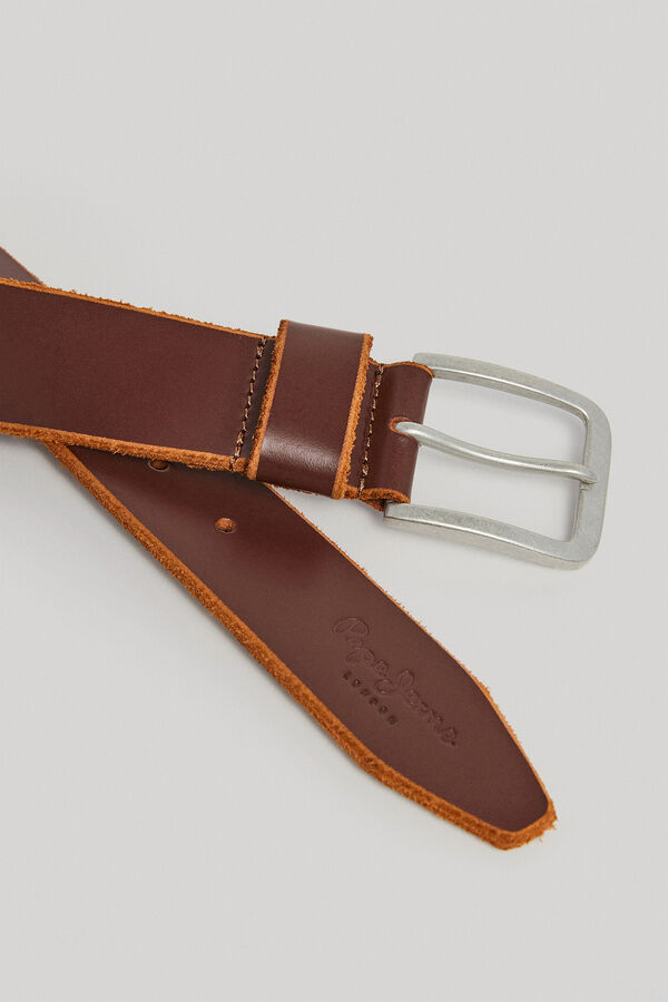 Springfield Rustic Edge Leather Belt tan