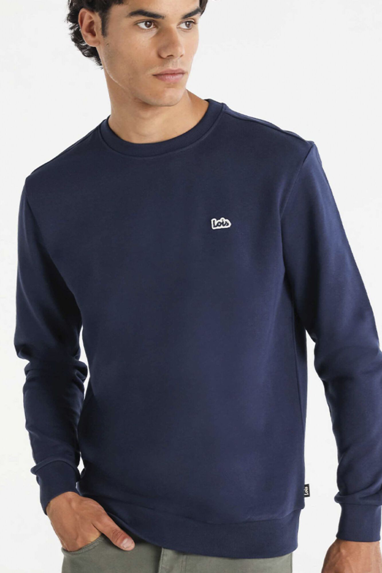 Lois Sweatshirt de gola caixa