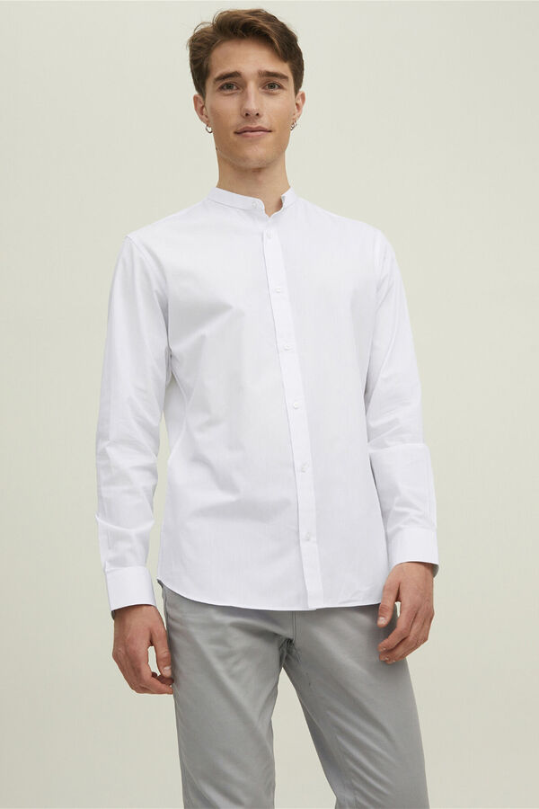 Jack & Jones Camisa gola mao branco