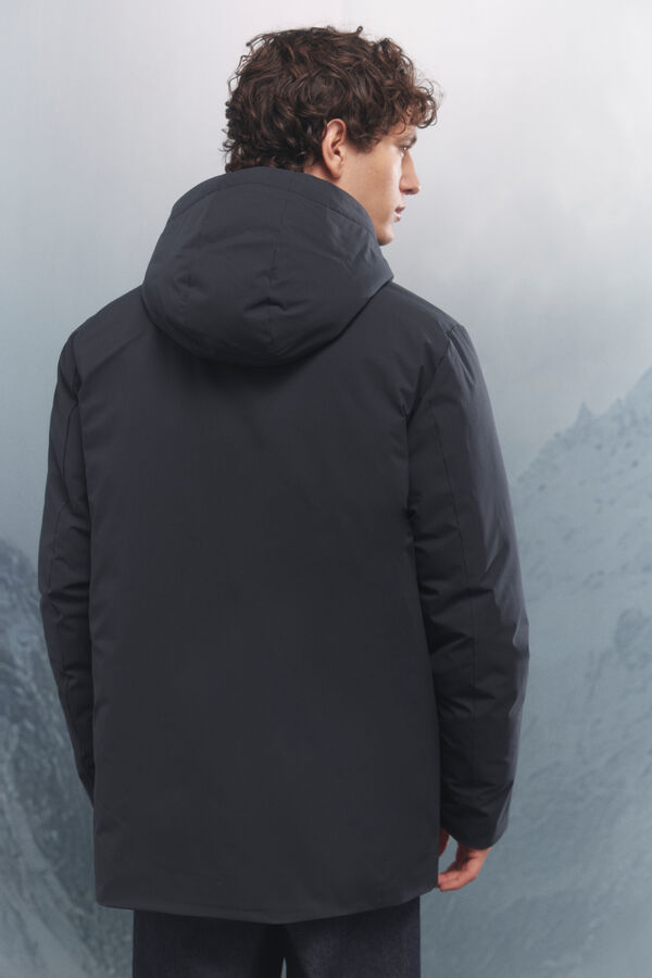Springfield Parka acolchoada térmica azul