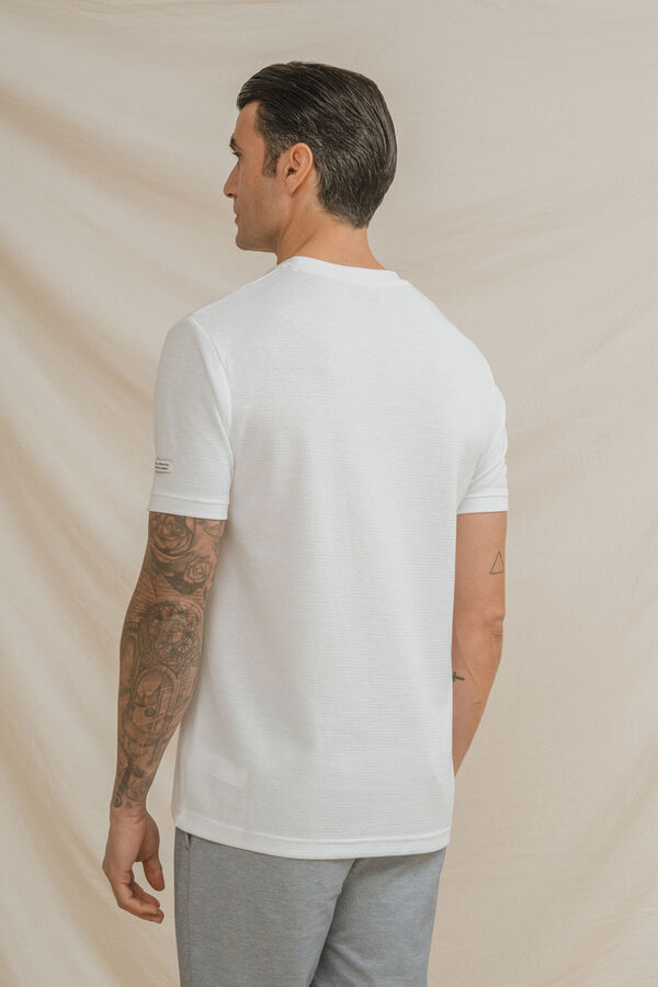 Celopman T-shirt xadrez azul