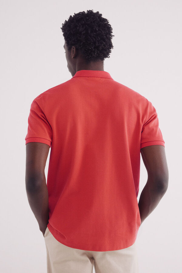 Springfield Polo piqué básico regular fit vermelho