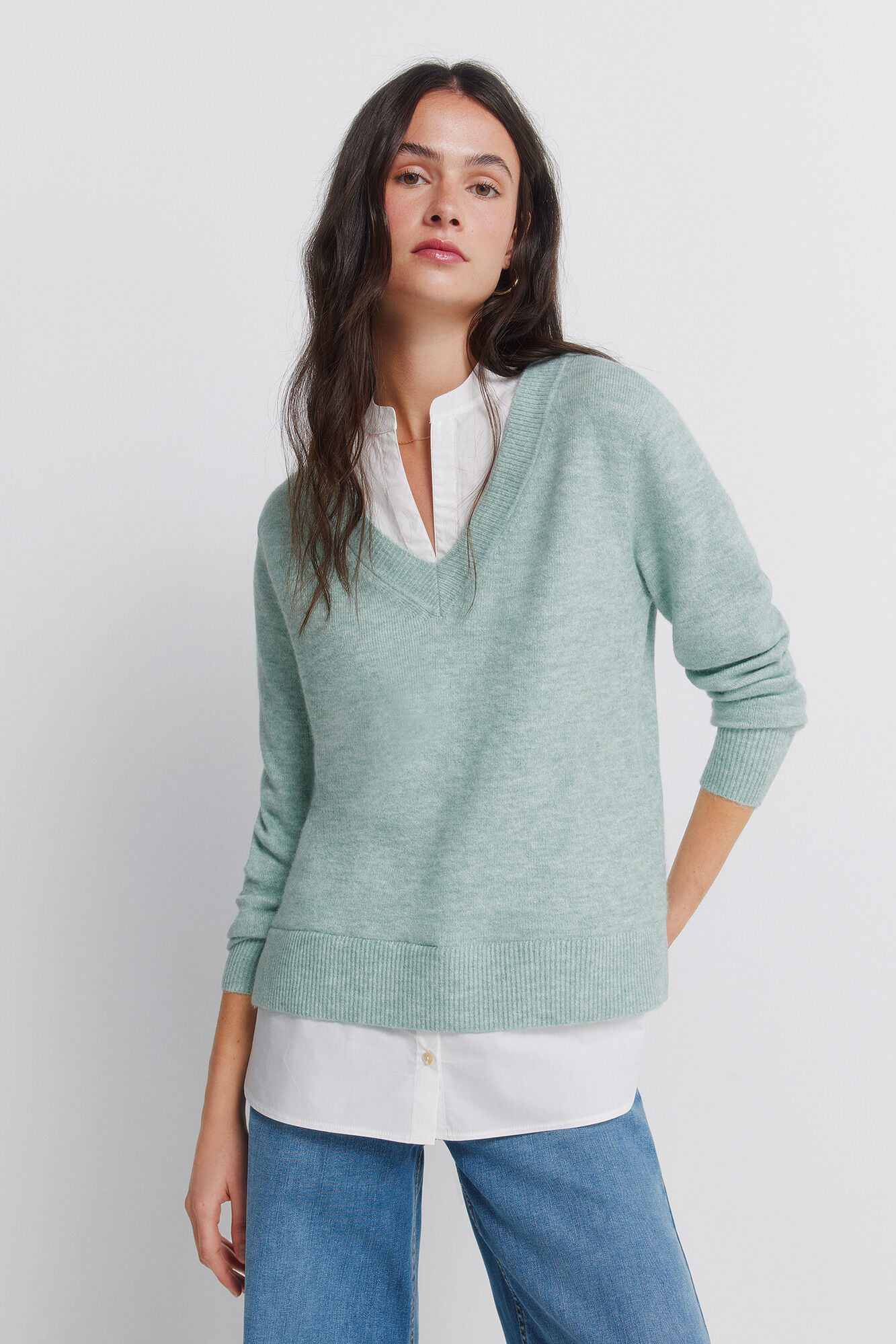 Springfield Jersey cuello mao bimateria