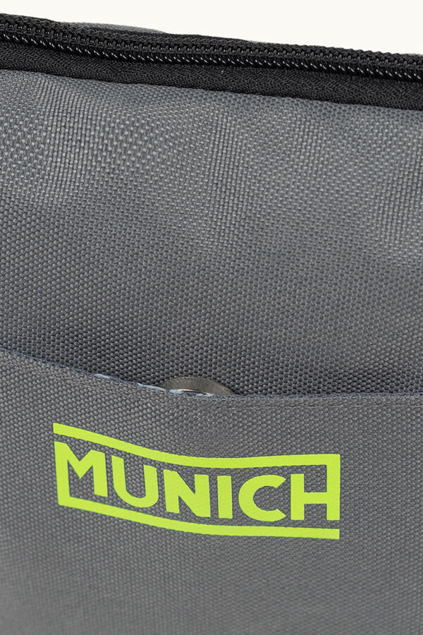 Munich Bolsa tiracolo fina cinzento