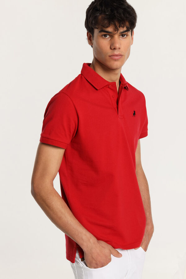 Lois Polo Manga Corta rojo