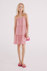 Springfield Kids Vestido alças para menina rosa