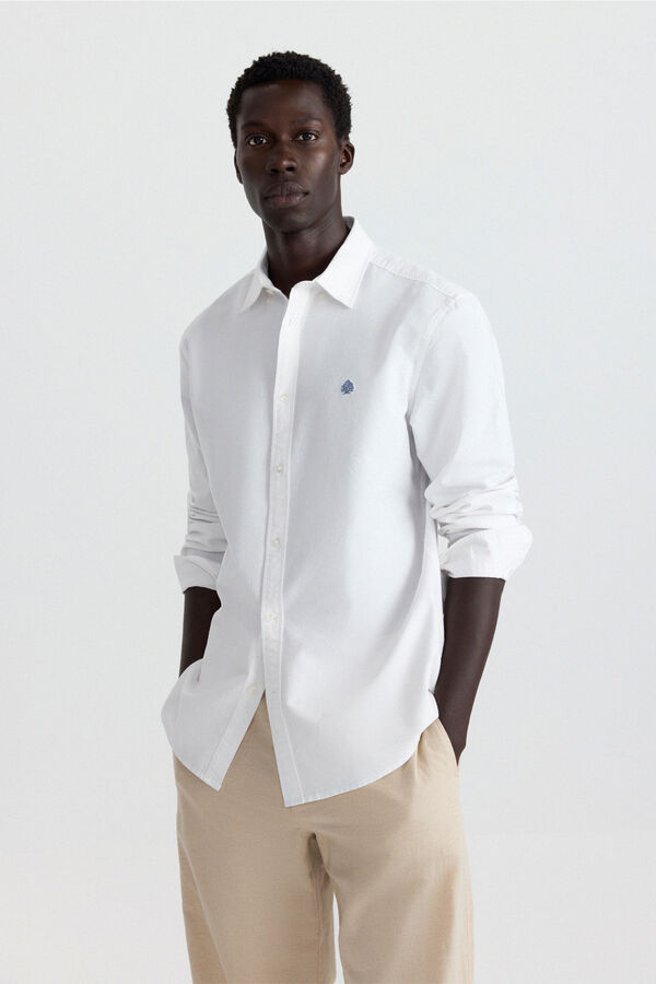 Springfield Camisa oxford branco