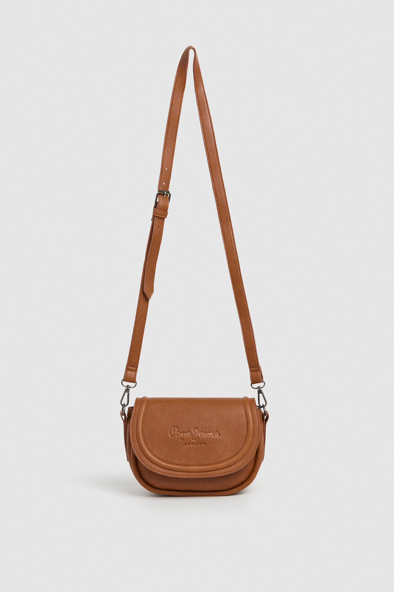 Pepe Jeans Bolso Efecto Piel Con Solapa