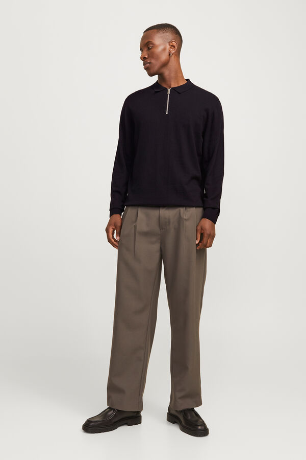 Jack & Jones Camisola de ajuste regular preto