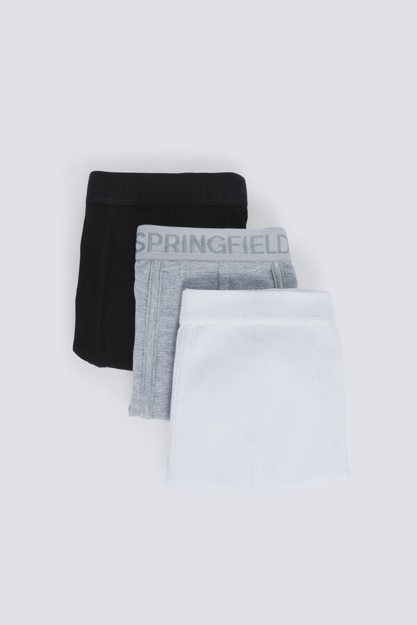 Springfield Pack 3 boxers b&aacute;sicos branco