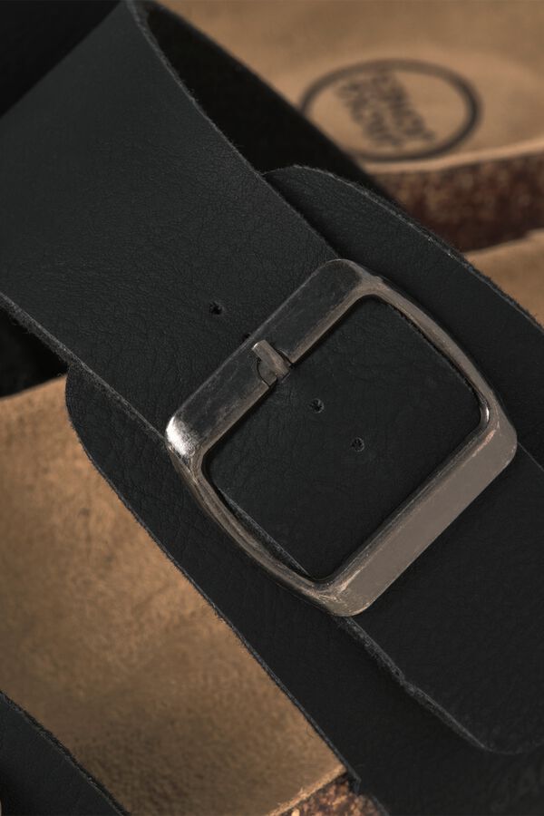 Jack & Jones Lightweight sole buckle sandals black