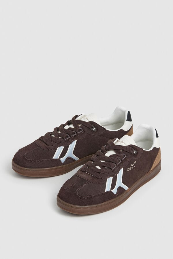 Pepe Jeans Camurça Cupsole de camurça castanho