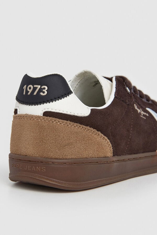 Pepe Jeans Camurça Cupsole de camurça castanho