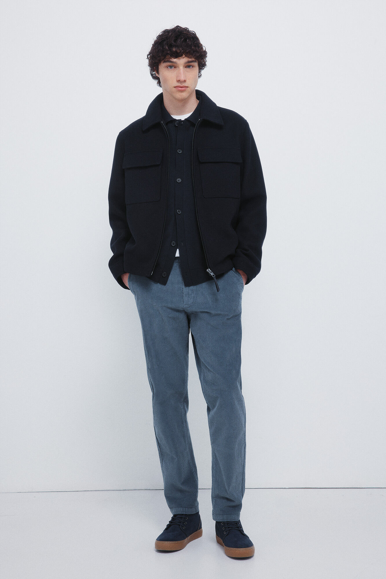 Springfield Pantal&oacute;n chino pana lavada comfort slim fit