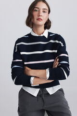 Springfield Camisola de riscas azul