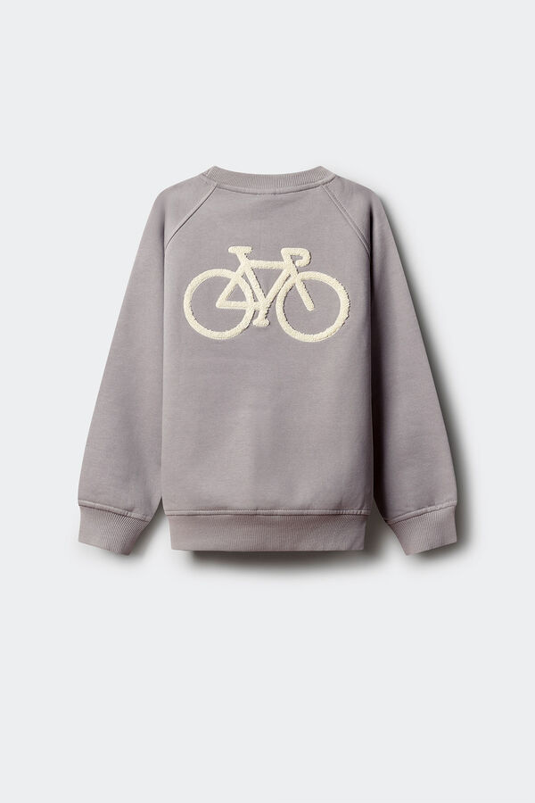 Springfield Kids Sweatshirt infantil capuz para ciclismo cinzento