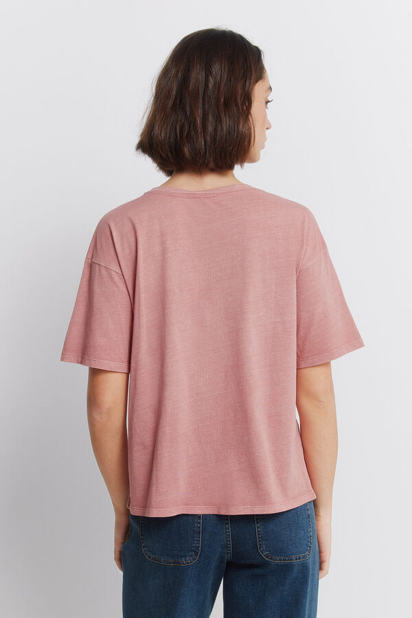 Springfield T-shirt "country club" em algod&atilde;o rosa