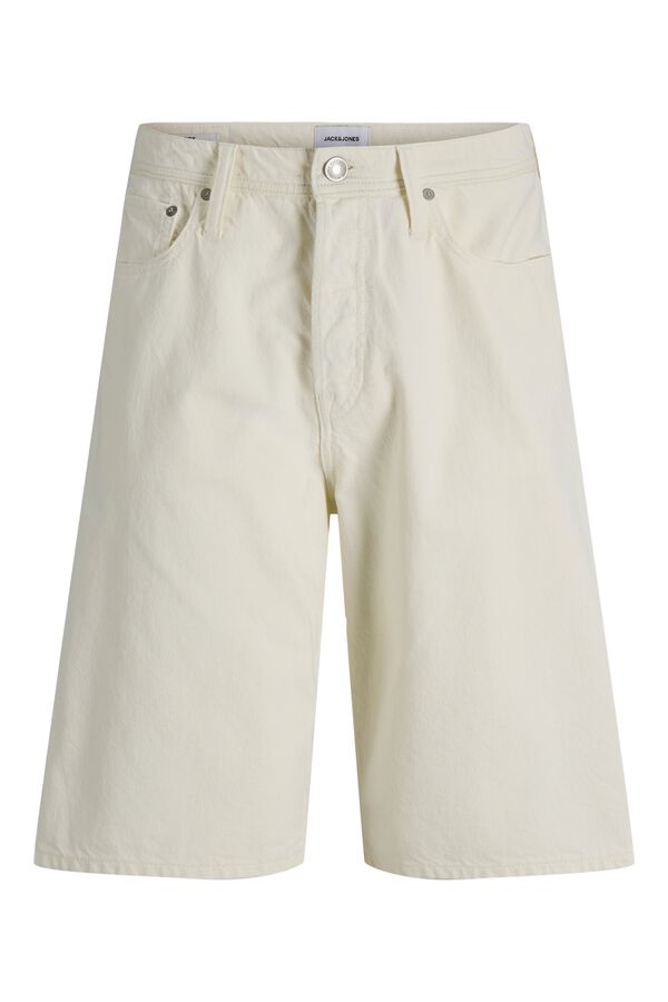Jack & Jones Bermuda baggy fit denim branco