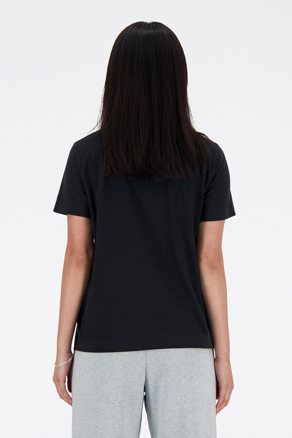 New Balance T-shirt desportiva b&aacute;sica preto