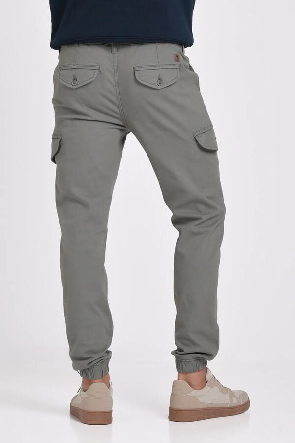JVZ Cal&ccedil;a jogger cargo bege