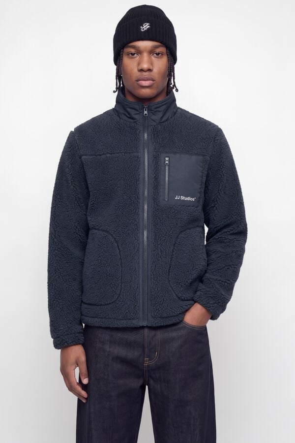 Jack & Jones Forro polar em poli&eacute;ster cinzento
