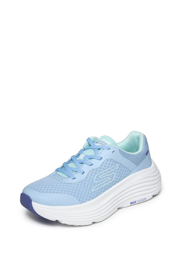 Skechers T&ecirc;nis com amortecimento m&aacute;ximo azul