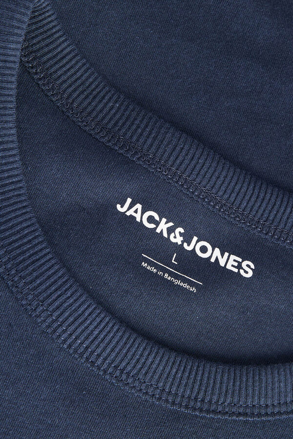 Jack & Jones PLUS Camiseta b&aacute;sica azul