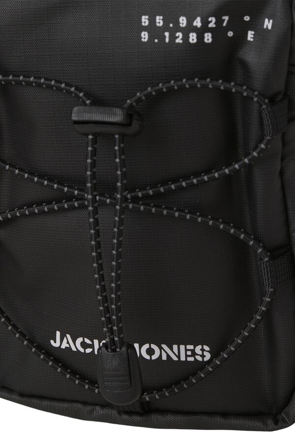 Jack & Jones Bolsa de tiracolo ripstop ajust&aacute;vel preto