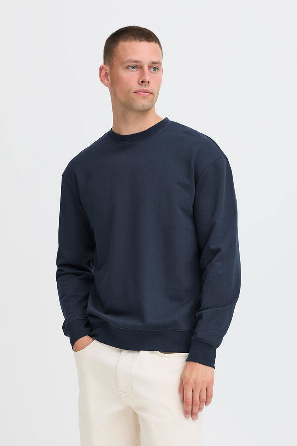 Blend Sweatshirt gola redonda azul