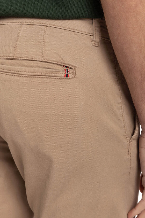 Celopman Calça Chino Skinny  vison