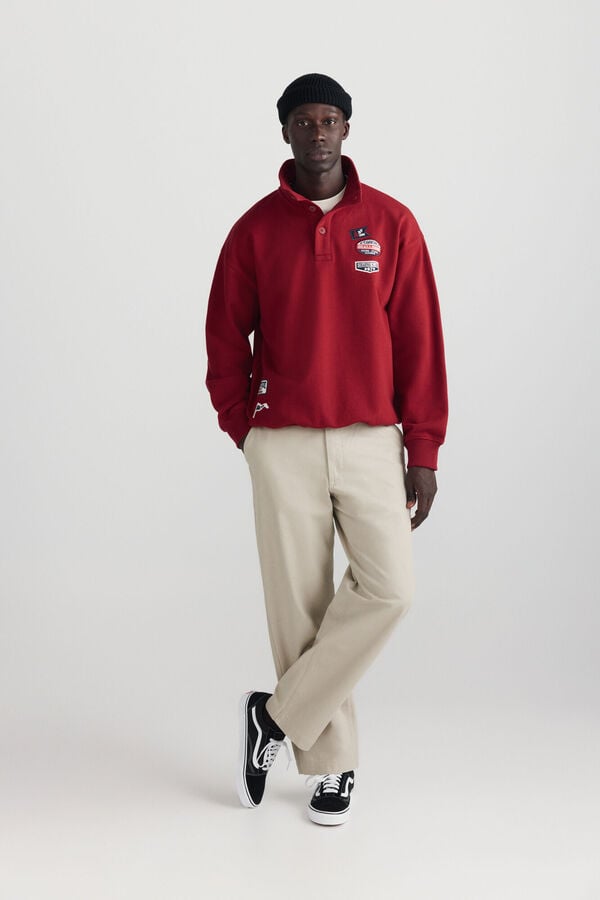 Springfield Cal&ccedil;a reta straight fit cru