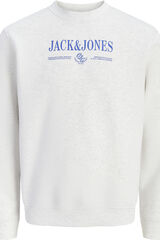 Jack & Jones Sweatshirt gola redonda branco