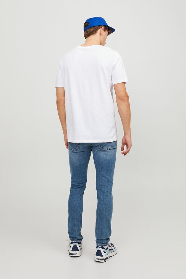 Jack & Jones Jeans slim cinco bolsos azul