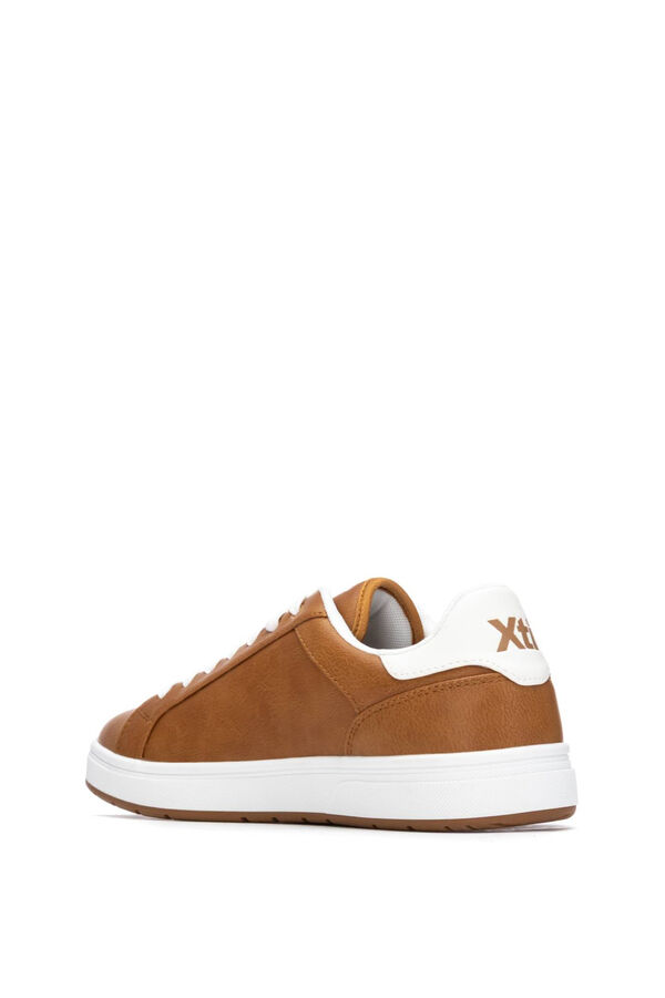 XTI Sapatilha casual com atacadores camel