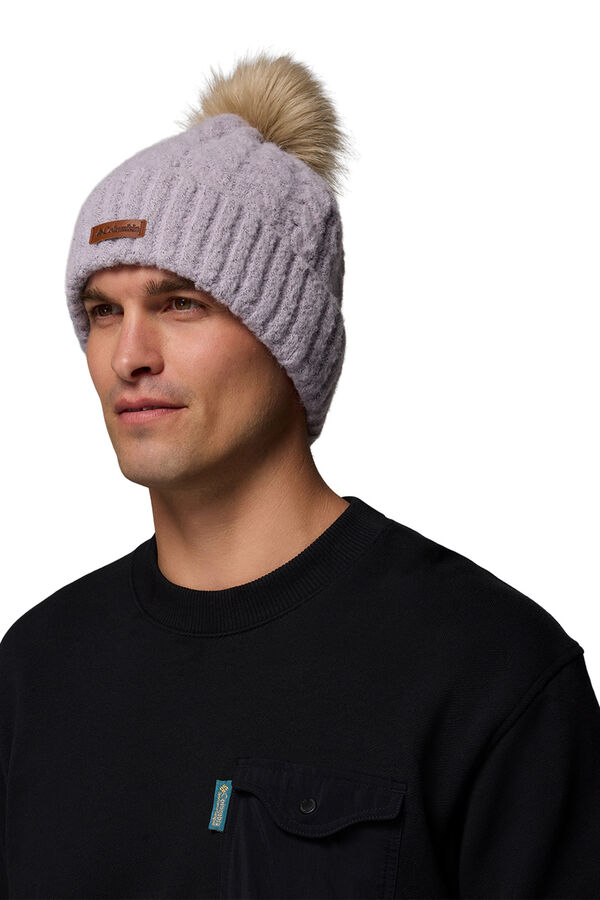 Columbia Gorro Unissexo Winter Blur&trade; II com Pompom rosa