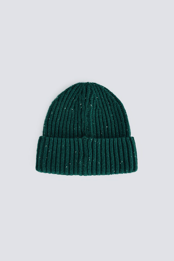 Springfield Bon&eacute; de malha Neps verde